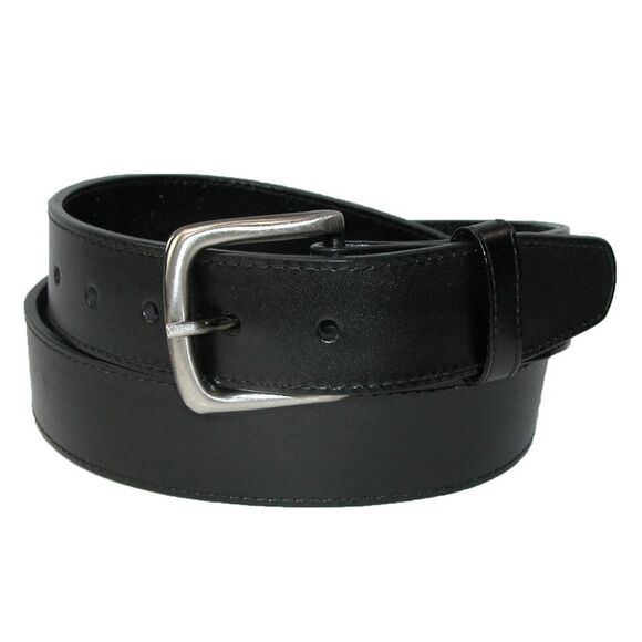 CTM Men's Leather Money Belt Removable Buckle - Picture 1 of 3